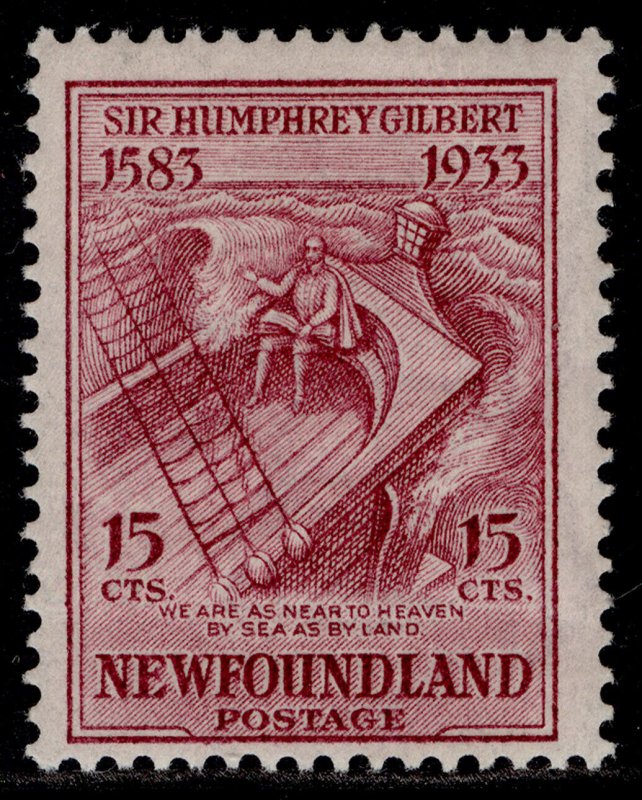 CANADA - Newfoundland GV SG246, 15c claret, M MINT. Cat £26. 