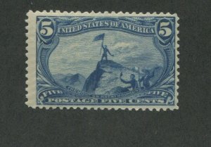 1898 United States Postage Stamp #288 Mint Never Hinged F/VF Original Gum