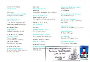 USPS 1st Day Ceremony Program #2969-73 Lighthouses Bklt Pane/5 + 2973 2x Insert