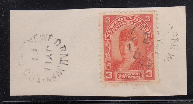 Newfoundland used Scott #83 3c Queen Alexandra RPO