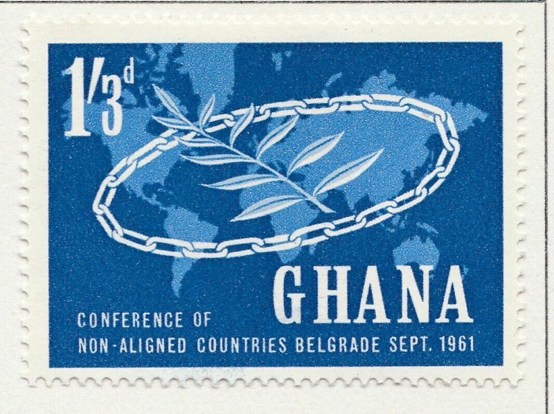 1961 GHANA 1s3d MH* Stamp A4P42F40199-