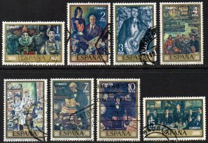Spain Sc #1704-1711 Used