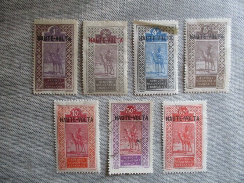 Burkina Faso, Scott#1-3,5-6,14,23, MH