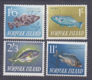 1962 Norfolk Island 46-47,49-50 Marine fauna 9,00 €