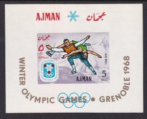 Ajman MI 207 BL 18 Winter Olympics Souvenir Sheet MNH VF