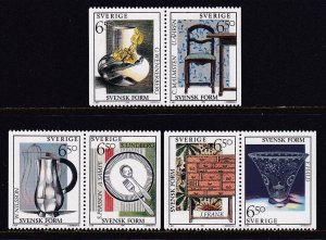 Sweden 2076-2081 MNH VF