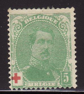 Belgium #B25 F-VF Mint Hinged * King Albert I (Counterfeit)