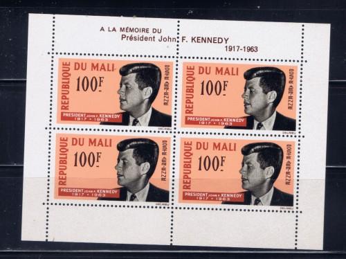 Mali C24a NH 1964 John F Kennedy S/S 