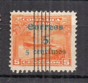 Costa Rica 1907 Early Issue Fine Used 5c. Surcharged NW-231955