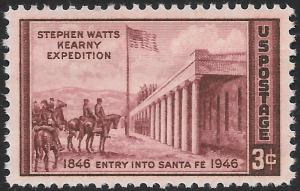 Sc 944 3¢ Kearny Expedition Single, MNH