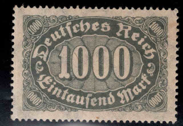 Germany Scott 204 MH* Hyper Inflation stamp