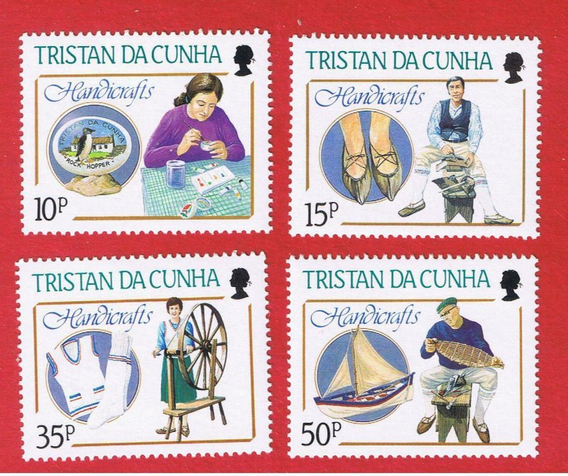 Tristan da Cunha #425-428  MNH OG   Handicrafts   Free S/H