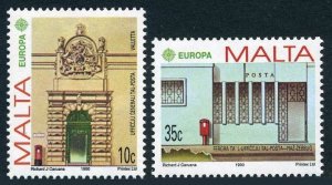 Malta 749-750, MNH. Michel 831-832. EUROPE CEPT-1990. Post Offices.