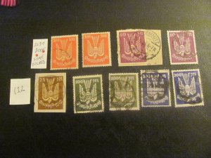Germany 1923 USED SOME SIGNED MI.263-267 SET+ COLOR VAR. VF/XF 140+ EUROS (122)