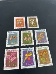 Costa Rica sc C443-C450 MNH comp set