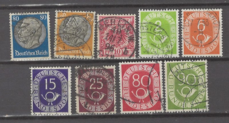 COLLECTION LOT # 5146 GERMANY 9 STAMPS 1900+ CV+$19