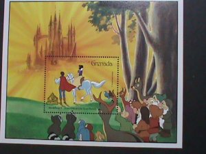 ​GRENADA-DISNEY CARTOON-SNOW WHITE AND THE CASTLE MNH- S/S VERY FINE