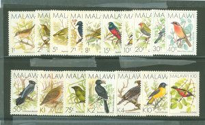 Malawi #518-533A Mint (NH) Single (Complete Set)