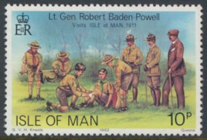 Isle of Man SG 212  Sc# 208  Used  Scouts     see details & scans