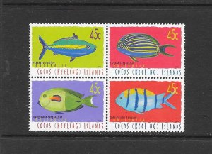 FISH - COCOS ISLANDS #335  MNH