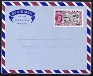 Aerogramme - Bahamas 1954 8d Air Letter form unused and f...