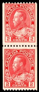 Canada Scott 132 Mint never hinged with gum skip on one stamp.
