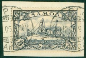 SAMOA 68 USED On Piece (RL) 6784 CV $190.00 BIN $100.00