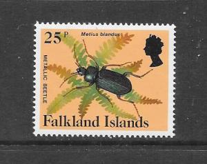 INSECTS - FALKLAND ISLANDS-#398 METALLIC BEETLE   MNH