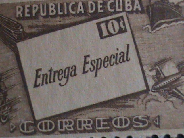 ​CUBA STAMP-1945 SC#E12 RAREST SPECIAL MAIL STAMP MNH- VERY FINE RARE