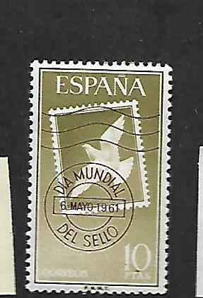 SPAIN ,989, MNH, CANCELED STAMP