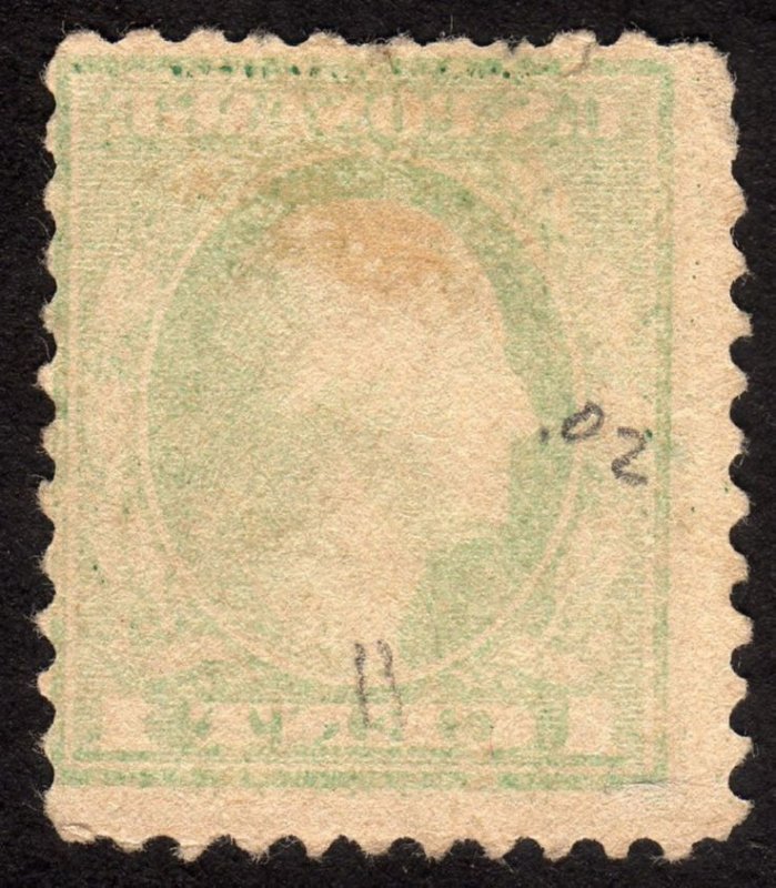 1917, US 1c, Printed on both sides, Used, Inverted Saint Paul precancel, Sc 498