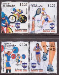 Salvador  #1681a-d  used  (2008)  c.v. $1.60