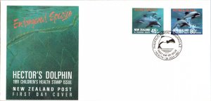 New Zealand, Worldwide First Day Cover, Marine Life