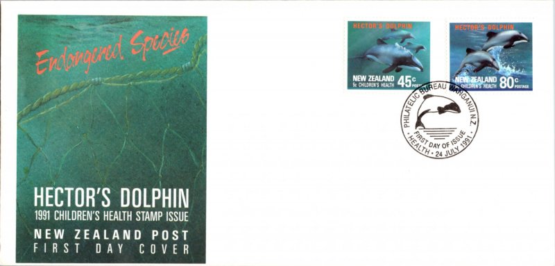 New Zealand, Worldwide First Day Cover, Marine Life