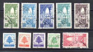 Lebanon 275-284 used