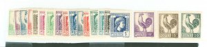 France #477-95 Mint (NH) Single (Complete Set)
