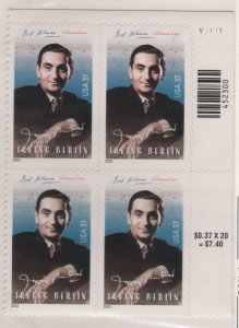 3669 37c Irving Berlin V1111 UR Plate Block