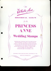 1973 Commonwealth Scott Type CD325 Princess Anne's Wedding on 18 White A...