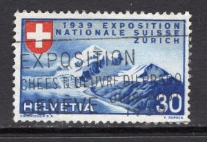 Switzerland  #249  used  1939    National exposition 30c  French