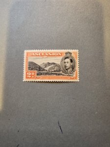 Stamps Ascension Scott #43b h