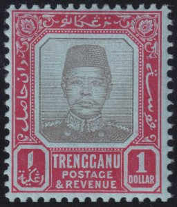 MALAYA - TRENGGANU 16  MINT HINGED OG * NO FAULTS VERY FINE! - LHQ