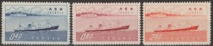 EDSROOM-16639 China 1174-1176 NGAI 1957 Complete Ships CV$8.85