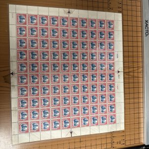 573 $5.00 America Sheet Of 100 Stamps Are Very Fine Never Hinged