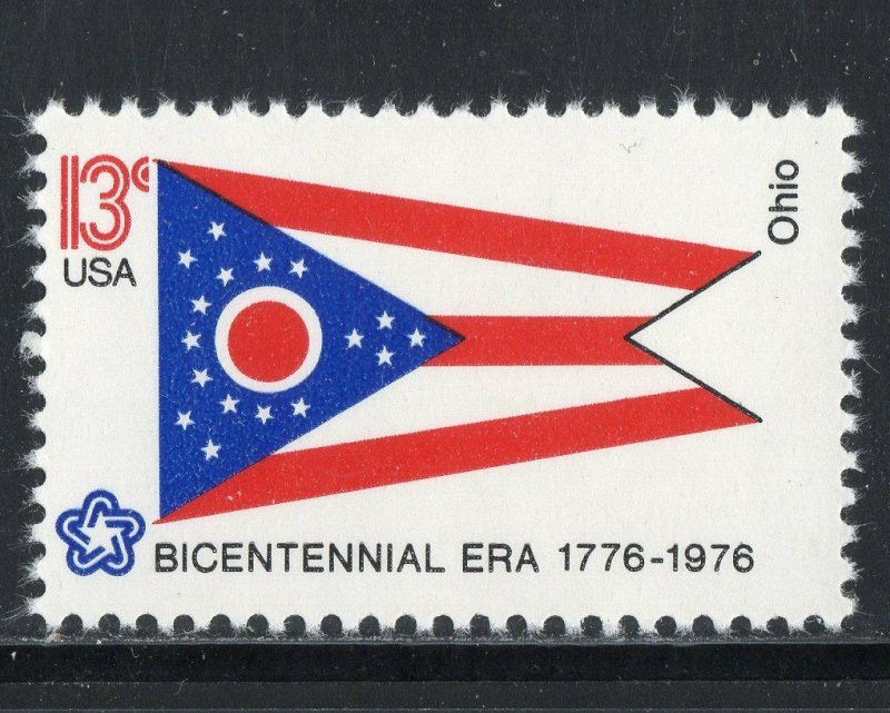 1649 * OHIO STATE FLAG  *  U.S. Postage Stamp MNH