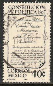 MEXICO 976, 50th Anniversary of the Constitution. Used (106)