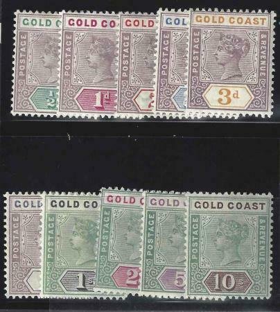 Gold Coast 1898-1902 SC 26-35 MLH Set