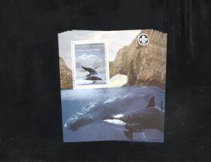 PALESTINE SHEET CINDERELLA MARINE LIFE ORCAS WHALES