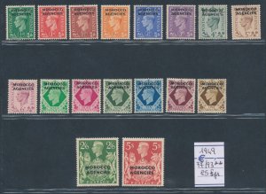 1949 Morocco Agencies - Stanley Gibbons # 77/93 - MNH**