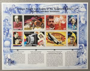 Antigua/Barbuda 1998 #2181 S/S, Inventors/Inventions, MNH.