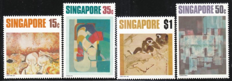 Singapore 1972 Sc 153-6 Paintings MLH
